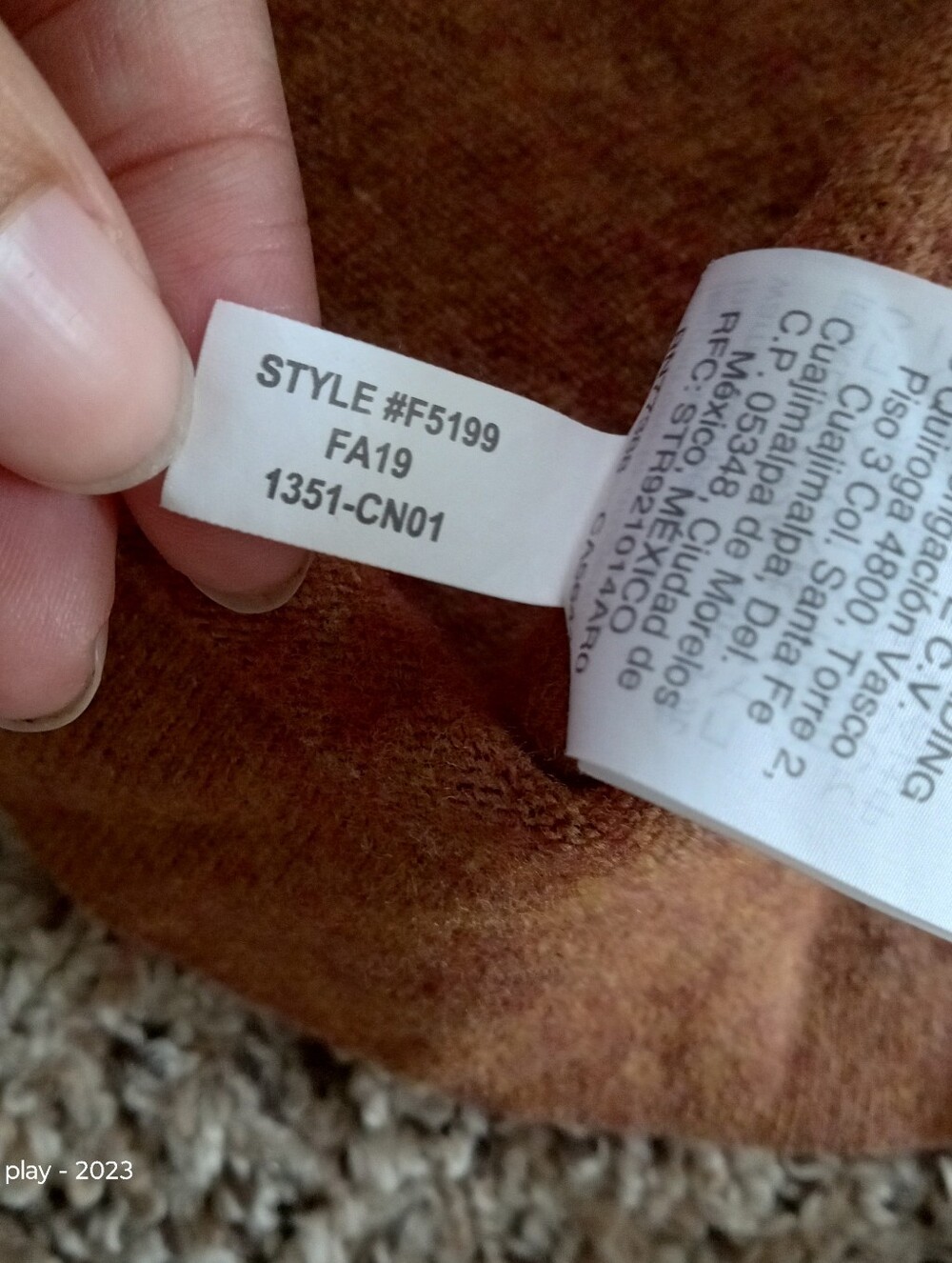 J.Crew Cotton Teddie Sweater Crewneck Hthr Camel Medium - Picture 6 of 8